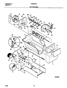 09 - Ice Container parts for Frigidaire Refrigerator FRS26WGHD2 from AppliancePartsPros.com