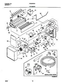 10 - Ice Maker parts for Frigidaire Refrigerator FRS26WGHW2 from AppliancePartsPros.com