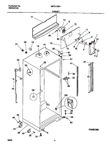 03 - Cabinet parts for Frigidaire Refrigerator MRT21NSHW0 from AppliancePartsPros.com
