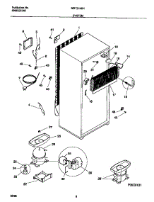 05 - System parts for Frigidaire Refrigerator MRT21NSHW0 from AppliancePartsPros.com