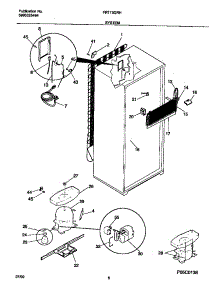 05 - System parts for Frigidaire Refrigerator FRT13GRHD0 from AppliancePartsPros.com