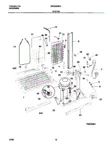 07 - System parts for Frigidaire Refrigerator WRS20WRHD1 from AppliancePartsPros.com