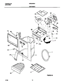 08 - Ice Dispenser parts for Frigidaire Refrigerator WRS20WRHD1 from AppliancePartsPros.com