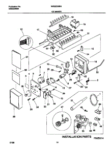 10 - Ice Maker parts for Frigidaire Refrigerator WRS20WRHD1 from AppliancePartsPros.com