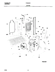 07 - System parts for Frigidaire Refrigerator FRS24ZGHW2 from AppliancePartsPros.com