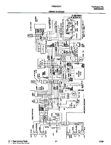 12 - Wiring Diagram parts for Frigidaire Refrigerator FRS24ZGHW2 from AppliancePartsPros.com