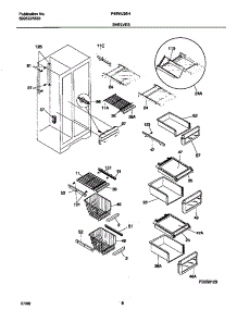 05 - Shelves parts for Frigidaire Refrigerator F45WJ26HD2 from AppliancePartsPros.com