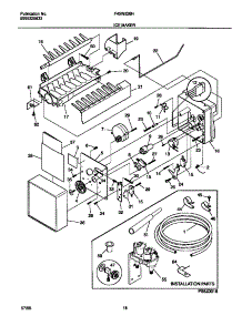 10 - Ice Maker parts for Frigidaire Refrigerator F45WJ26HD2 from AppliancePartsPros.com