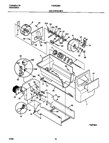 09 - Ice Container parts for Frigidaire Refrigerator F45WJ26HW2 from AppliancePartsPros.com