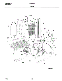 07 - System parts for Frigidaire Refrigerator FRS20WRHW2 from AppliancePartsPros.com