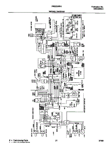 12 - Wiring Diagram parts for Frigidaire Refrigerator FRS20WRHW2 from AppliancePartsPros.com