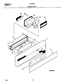 02 - Control Panel parts for Frigidaire Dishwasher FD1870WHS0 from AppliancePartsPros.com