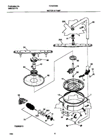 05 - Motor parts for Frigidaire Dishwasher FD1870WHS0 from AppliancePartsPros.com