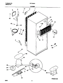 05 - System parts for Frigidaire Refrigerator FRT18NNHW0 from AppliancePartsPros.com