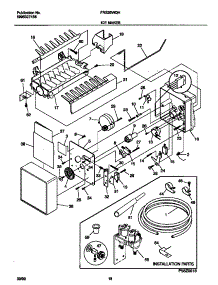 10 - Ice Maker parts for Frigidaire Refrigerator FRS26WQHD0 from AppliancePartsPros.com