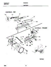 06 - Controls parts for Frigidaire Refrigerator FRS26WQHW0 from AppliancePartsPros.com