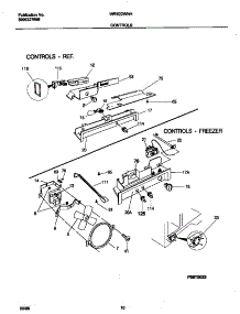 06 - Controls parts for Frigidaire Refrigerator WRS22WNHD2 from AppliancePartsPros.com