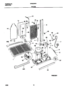07 - System parts for Frigidaire Refrigerator WRS22WNHD2 from AppliancePartsPros.com
