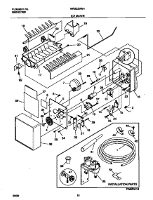 10 - Ice Maker parts for Frigidaire Refrigerator WRS22WNHD2 from AppliancePartsPros.com