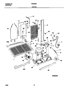07 - System parts for Frigidaire Refrigerator FRS20ZSHB2 from AppliancePartsPros.com