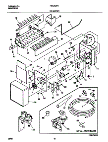10 - Ice Maker parts for Frigidaire Refrigerator FRS26ZPHW0 from AppliancePartsPros.com