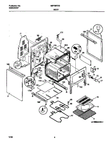 03 - Body parts for Frigidaire Range MEF367CGS5 from AppliancePartsPros.com