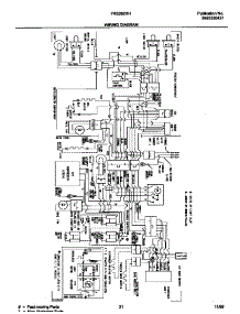 12 - Wiring Diagram parts for Frigidaire Refrigerator FRS26ZXHW1 from AppliancePartsPros.com