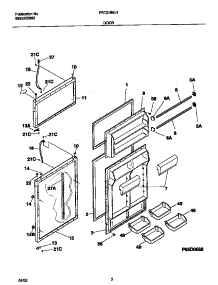 02 - Doors parts for Frigidaire Refrigerator FRT21INLHB1 from AppliancePartsPros.com