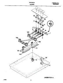 03 - Burner parts for Frigidaire Cooktop FGC30C3HDA from AppliancePartsPros.com