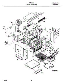 03 - Body parts for Frigidaire Oven FEB374CHTB from AppliancePartsPros.com