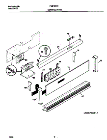 02 - Control Panel parts for Frigidaire Oven FEB798CCSI from AppliancePartsPros.com