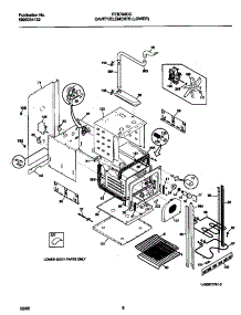 04 - Lower Cavity / Elements parts for Frigidaire Oven FEB798CCSI from AppliancePartsPros.com