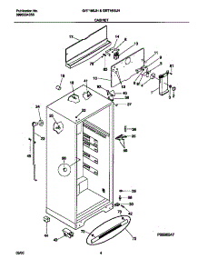 03 - Cabinet parts for Frigidaire Refrigerator GRT18SJHD1 from AppliancePartsPros.com