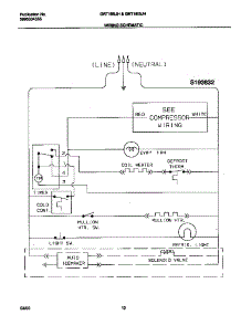 07 - Wiring Diagram parts for Frigidaire Refrigerator GRT18SJHD1 from AppliancePartsPros.com