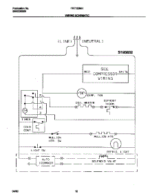 06 - Wiring Diagram parts for Frigidaire Refrigerator FRT18BNHW0 from AppliancePartsPros.com