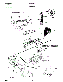 06 - Controls parts for Frigidaire Refrigerator FRS22ZRHW1 from AppliancePartsPros.com