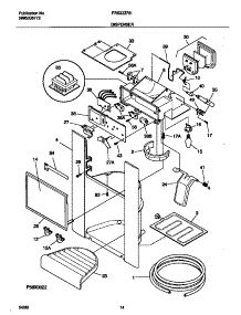 08 - Ice And Water Disp parts for Frigidaire Refrigerator FRS22ZRHW1 from AppliancePartsPros.com