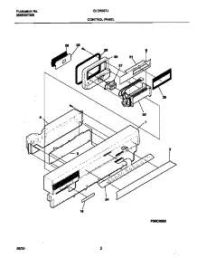 02 - Control Panel parts for Frigidaire Dishwasher GLDB957JS0 from AppliancePartsPros.com