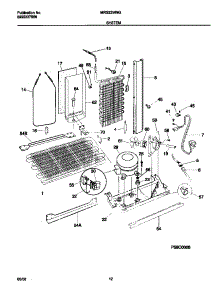 07 - System parts for Frigidaire Refrigerator MRS22WNGW0 from AppliancePartsPros.com