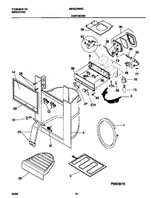 08 - Ice And Water Disp parts for Frigidaire Refrigerator MRS22WNGW0 from AppliancePartsPros.com