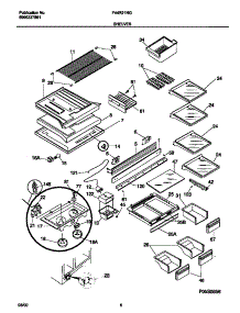 04 - Shelves parts for Frigidaire Refrigerator F44R21NGD1 from AppliancePartsPros.com