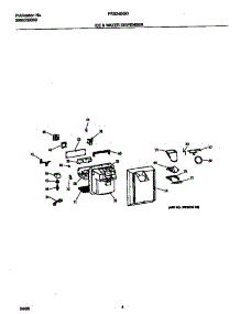 03 - Ice And Water Disp parts for Frigidaire Refrigerator FRS24BGDW0 from AppliancePartsPros.com