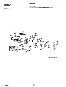 11 - Ice Maker parts for Frigidaire Refrigerator FRS24BGDW0 from AppliancePartsPros.com