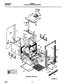 04 - Lower Oven parts for Frigidaire Oven FEB755CEBH from AppliancePartsPros.com