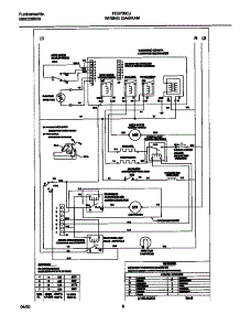 05 - Wiring Diagram parts for Frigidaire Oven FEB766CJTA from AppliancePartsPros.com
