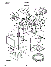 08 - I&W Dispenser parts for Frigidaire Refrigerator FRS26ZNHB3 from AppliancePartsPros.com