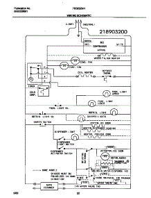 11 - Wiring Diagram parts for Frigidaire Refrigerator FRS26ZNHQ3 from AppliancePartsPros.com