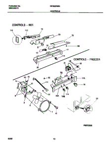 06 - Controls parts for Frigidaire Refrigerator WRS22WNHW4 from AppliancePartsPros.com