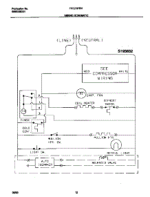 07 - Wiring Schematic parts for Frigidaire Refrigerator FRT21IPRHW6 from AppliancePartsPros.com