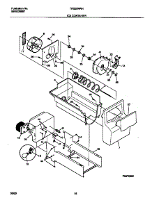 09 - Ice Container parts for Frigidaire Refrigerator TRS20WRHD4 from AppliancePartsPros.com